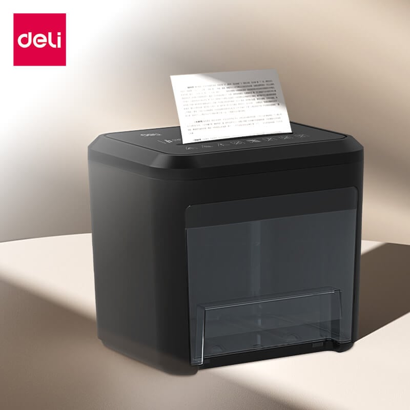 เครื่องทำลายเอกสาร DELI ET002-BK-01 สีดำ 3.5 ลิตร